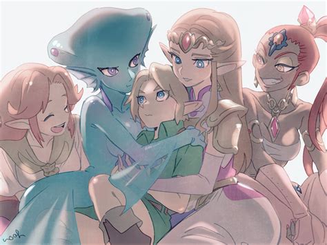 Noah Tettsui Sole Link Malon Nabooru Princess Ruto Princess Zelda Babe Link Nintendo