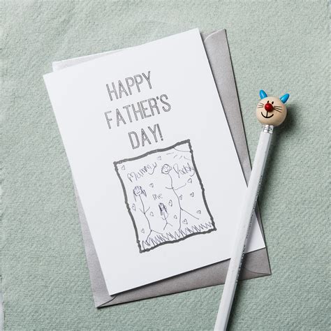 Personalised Draw Your Own Fathers Day Card Hardtofind