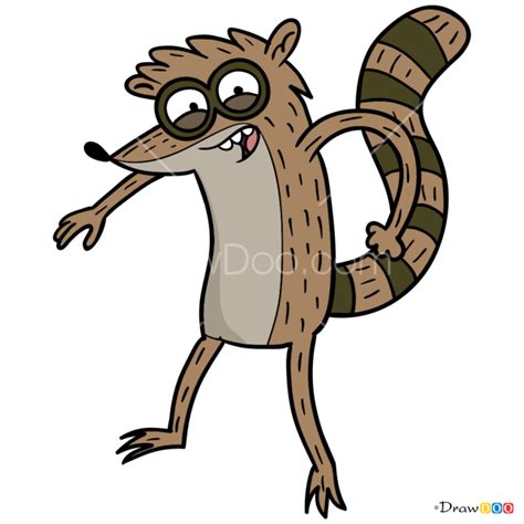 How To Draw Rigby Regular Show