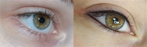 Eyeliner Before And After