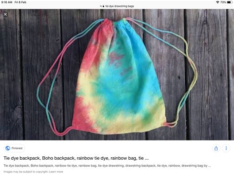 Pin By Sophie On Ftt Tie Dye Backpacks Rainbow Bag Boho Backpack