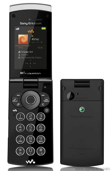 Cellular Phones The All New Sony Ericsson W980 Specs