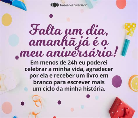 Amanhã Será Dia De Festa Frases De Aniversário Deseje Feliz