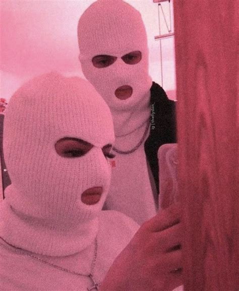 Baddie Pink Ski Mask Aesthetic Boys Viral And Trend