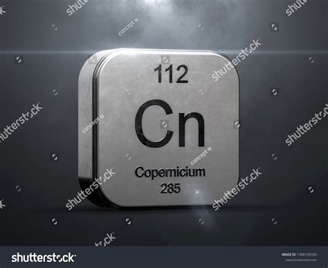 Copernicium Element 112 Periodic Table Series Stock Illustration