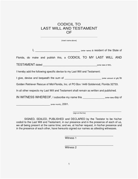 Free Printable Last Will And Testament Forms Nz Printable Forms Free