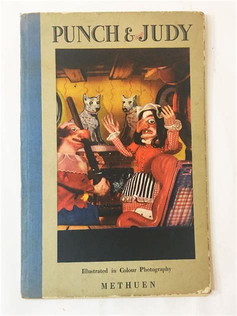 Punch And Judy Vintage Book Circa 1944 Rose Fyleman Paul Etsy