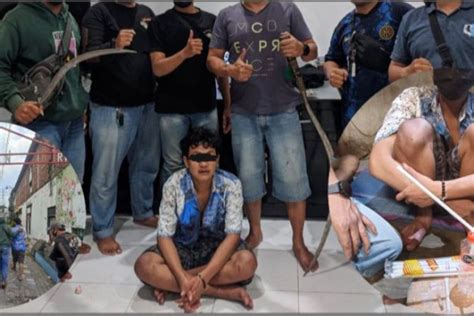 Gangster Beraksi Lagi Di Surabaya Ada Yang Pakai Narkoba