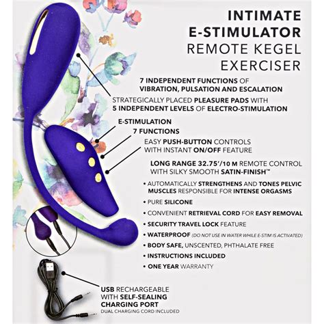 Impulse Intimate E Stim Kegel Exerciser With Remote 3 Brilliant