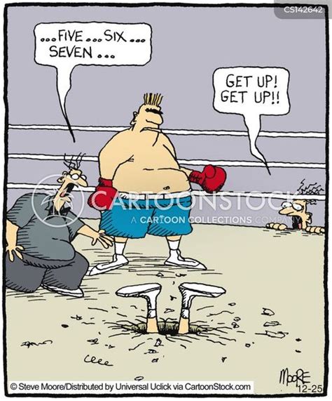 Boxing Knockout Cartoon