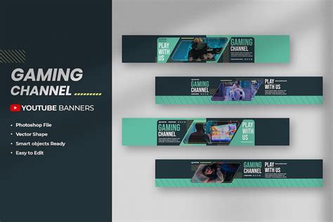 Gaming Youtube Banners By Gioraphics On Envato Elements
