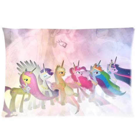Cartoon My Little Pony Custom Rectangle Pillow Cases 20x30 One Side