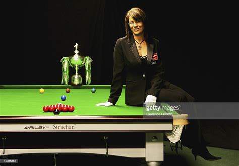 Snooker Match Referee Michaela Tabb Poses For Photographs During The News Photo Getty Images
