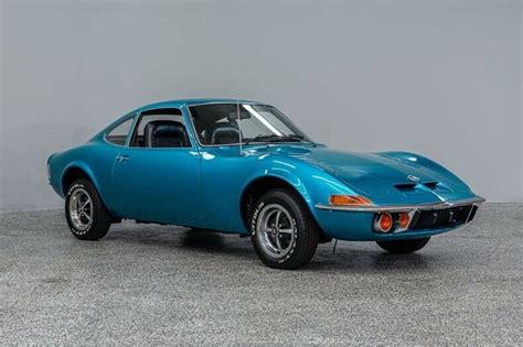 1973 Opel Gt 60431 Miles Blue Coupe 1900cc 4 Spd Manual For Sale Opel