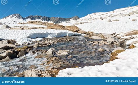 Melting Snow In The Sierra Nevada Stock Image Image Of Melt Nature