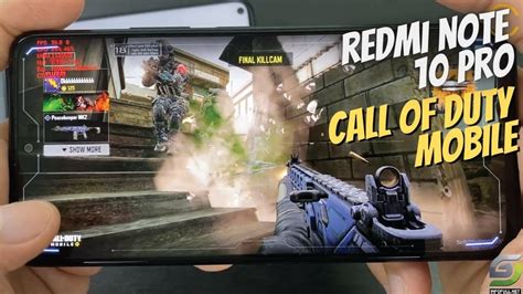 Xiaomi Redmi Note 10 Pro Test Game Call Of Duty Mobile Fps