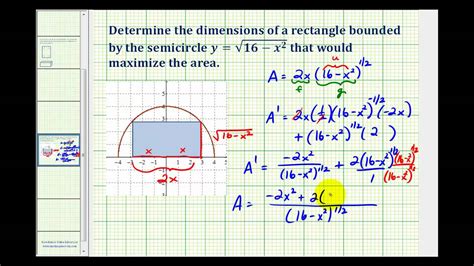It is also possible to make symbolic calculation and to calculate the area of a rectangle whose length is and the width 1+y, by typing the following formula area_rectangle(1+x;1+y), after calculation, the result is returned. Ex 3: Max / Min Application Problem - Rectangle in a ...