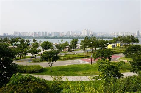 Hangang Park In Seoul Stock Image Image Of Seoul River 64429797