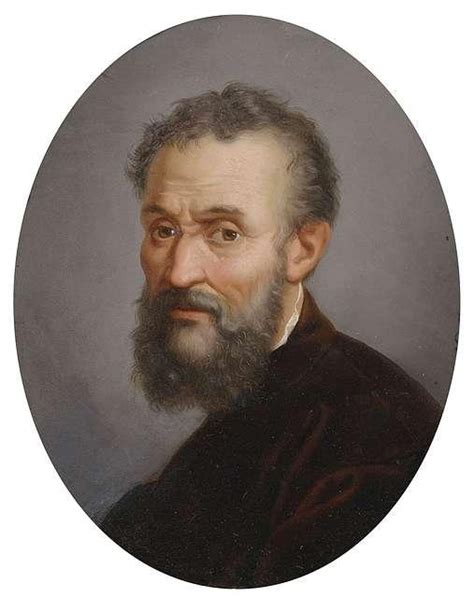Leopoldo Dumini Portrait Of Michelangelo Buonarotti 19th Century