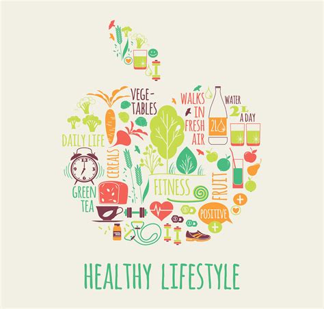 Vector Illustration Of Healthy Lifestyle 296560 Vector Art At Vecteezy