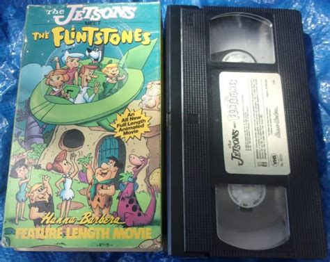 JETSONS MEET THE Flintstones VHS Video Hanna Barbera Feature Length Movie PicClick