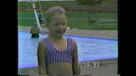 Kindy Swimming Lessons July 14 1993 Youtube