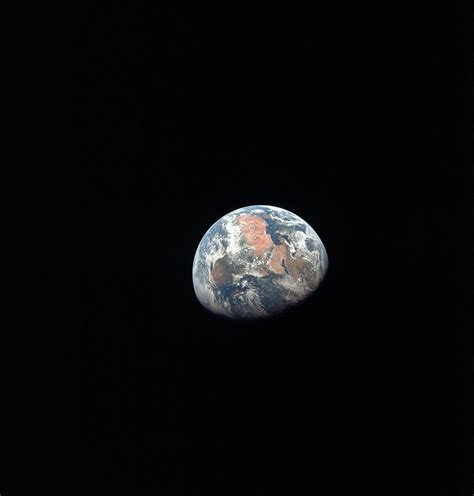 Apollo 11 Earth View From Space Photograph By Everett