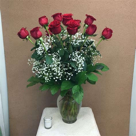 Thinking of you 24 hours a day. 1 Dozen Premium Long Stem Red Roses in Peabody, MA | Evans ...