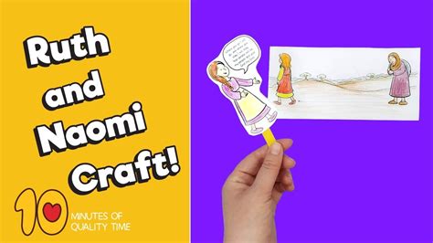 Ruth And Naomi Craft Bible Activity For Kids Youtube