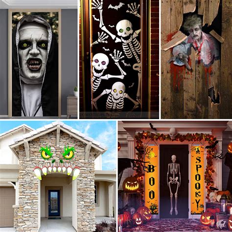 12 Spooky And Scary Halloween Door Decorations On Amazon