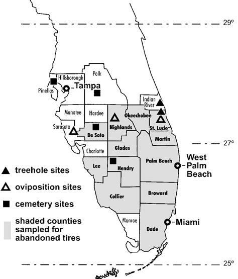 Map Of Southern Florida Showing Counties Major Cities