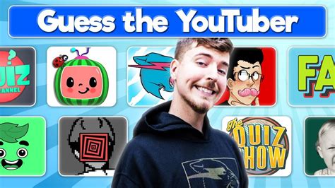 Guess The Youtuber By The Logo Youtuber Logo Quiz Youtube