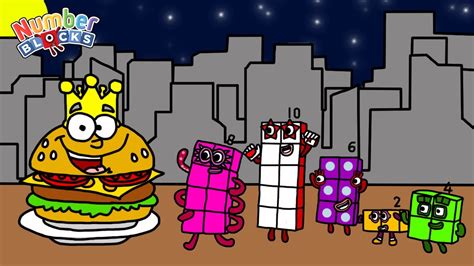 Numberblocks Even Wants To Eat Burger King Numberblocks Fanmade