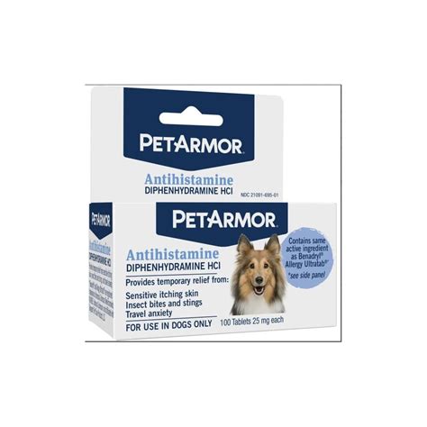 Petarmor Dog Antihistamineallergy Tablets 100 Count Meijer