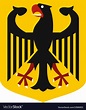 Coat of arms of germany icon flat style Royalty Free Vector