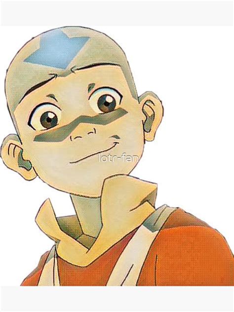 Aang Smiling Avatar The Last Airbender Poster For Sale By Lotr Fan