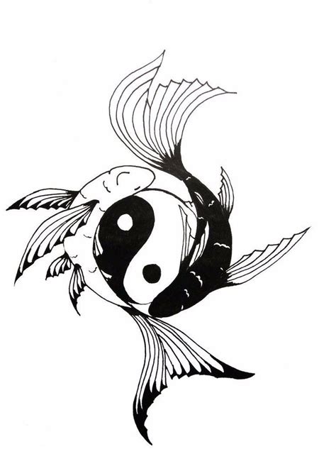 Yin Yang Koi Fish Tattoo Chock Full Of Symbolismpositivenegative