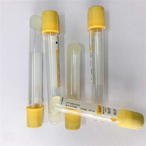 Serum Separating Blood Collection Tube Vacuum Gel Tube With Clot Activator