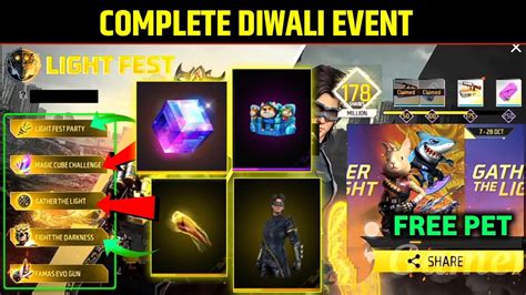 How To Complete Light Fest Event Free Fire New Event New Ff Event Ff