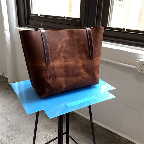 Basic Leather Tote Bag Build Along Tutorial Makesupply