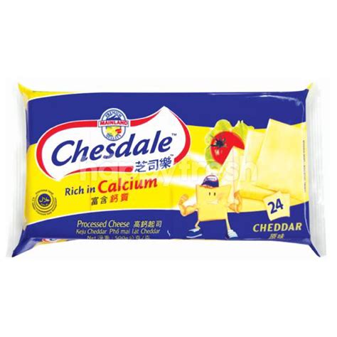 Beli Chesdale Cheese Cheddar Spread 24 Pieces Dari Lotuss Happyfresh