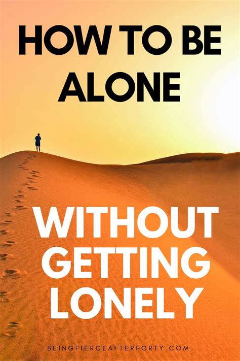 How To Be Alone Without Getting Lonely Personal Development Books