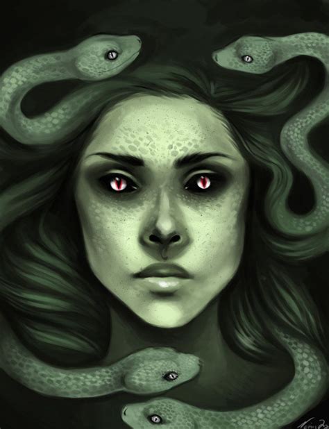 Medusa By Ninajoy On Deviantart Medusa Artwork Medusa Images Medusa Art