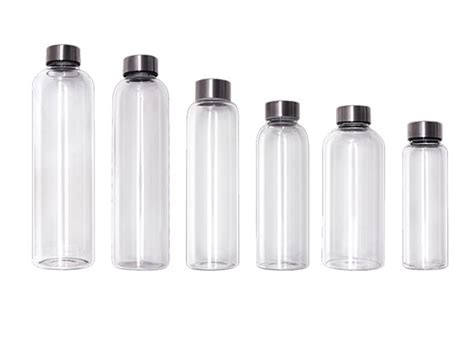 Reusable 250ml Unbreakable Glass Water Bottle Eco Friendly For Hot Water