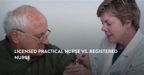 Licensed Practical Nurse Vs Registered Nurse Whats The Difference