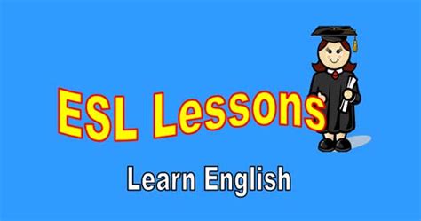 Esl Lessons English Vocabulary For Teachers And Students
