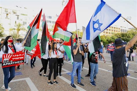 Palestinians And Israelis Rally Against West Bank Annexation Plan