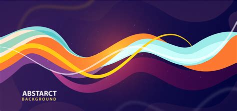 Abstract Colorful Wave Effect Background Download Free Vectors