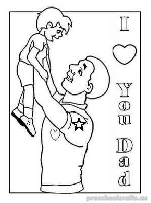 Simply print and assemble at home to make a sweet homemade father's looking for father's day coloring pages? happy fathers day coloring pages for kindergarten - free ...