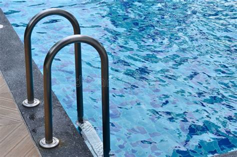 Stairs Pool In More The Pool For Convenience Stock Image Image Of